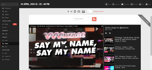 jQuery-Youtube-Channels-Playlist