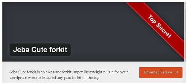 jeba forkit - 15 WordPress Plugins for September 2014