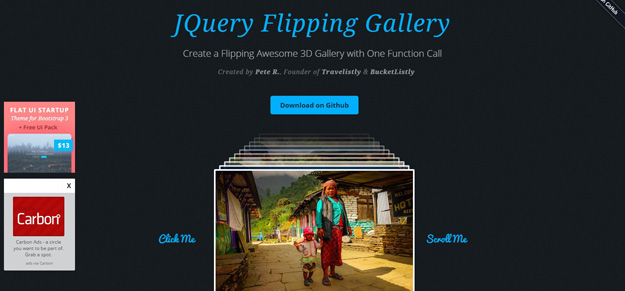 jquery flipping gallery