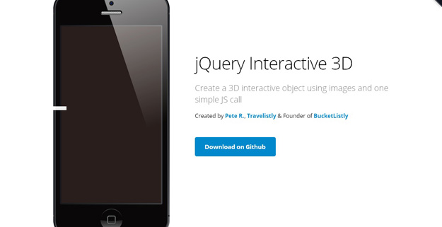 jquery interactive 3d