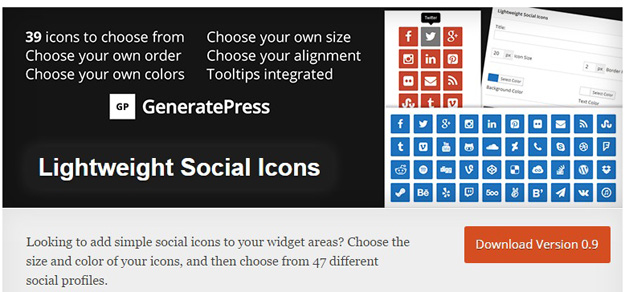 lightweight-social-icons