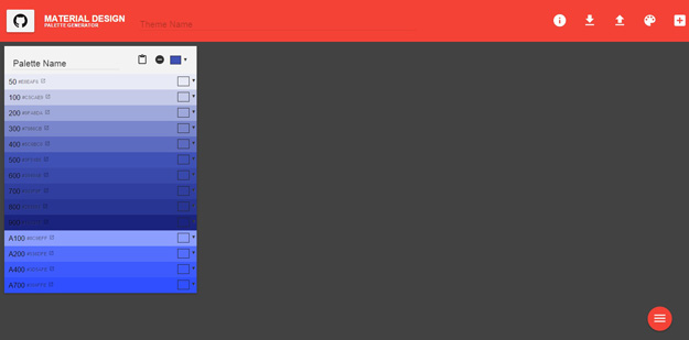 material design palette generator