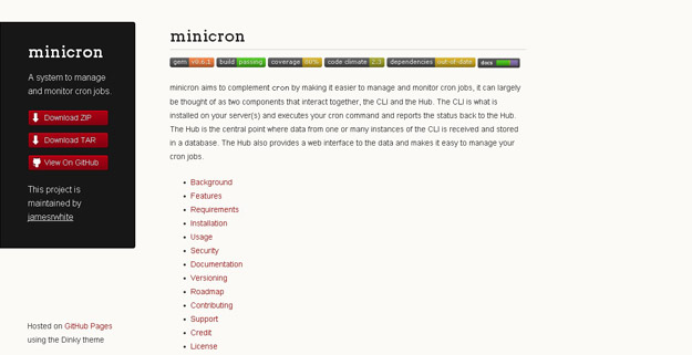 minicron by jamesrwhite