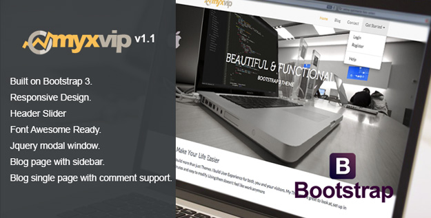 mxvip - multipurpose bootstrap theme