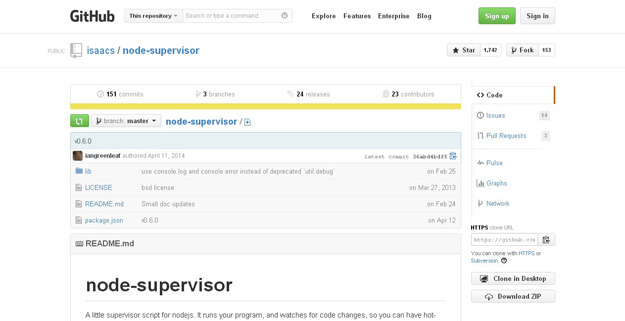 node supervisor