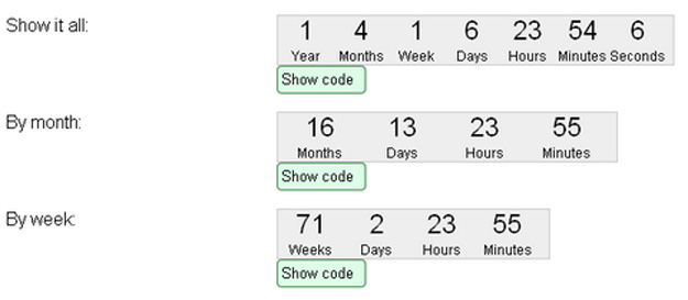 opensource jquery countdown