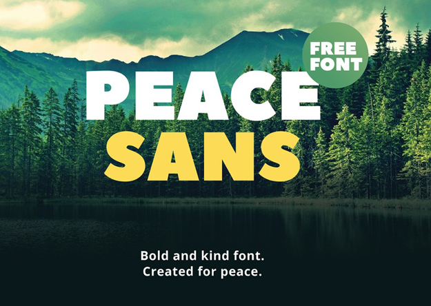peace font