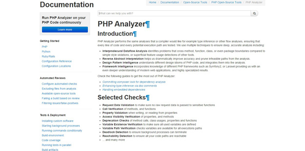 php analyzer