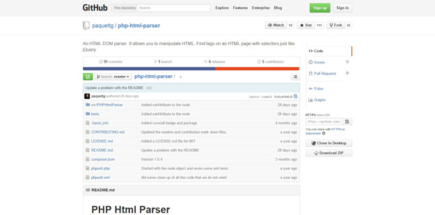php html parser