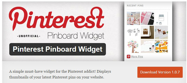 pinterest pinboard widget