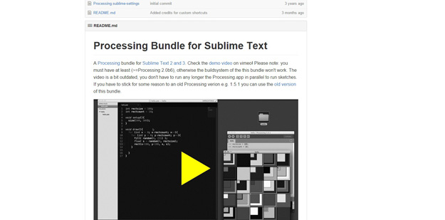 processing sublime