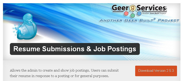 resume submission & job posting