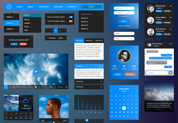 retina ui web kit