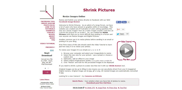 shrink pictures