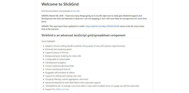 slickgrid