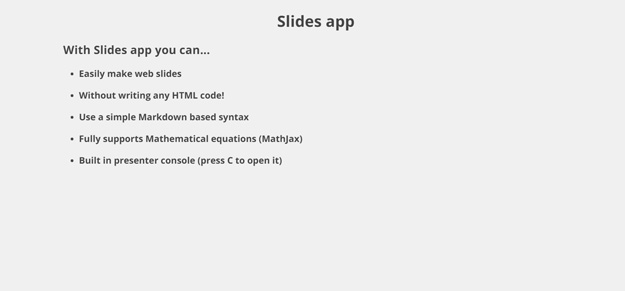 slides app