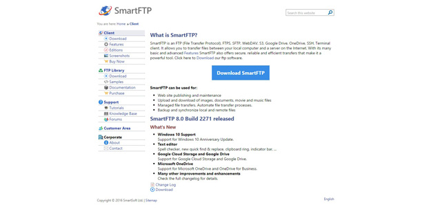 instal the new SmartFTP Client 10.0.3142