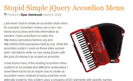 15 jQuery Accordion Plugins for Developers | Code Geekz