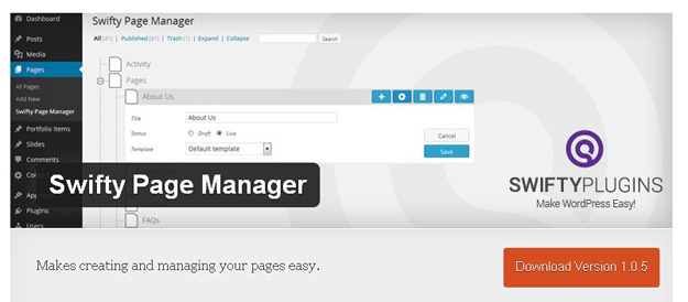 swifty page manager