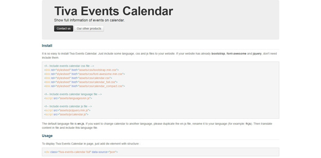 tiva events calender