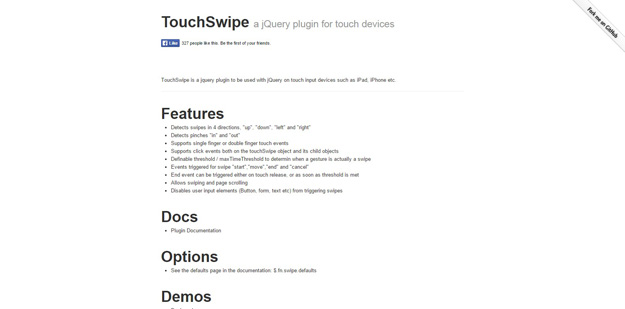 touchswipe