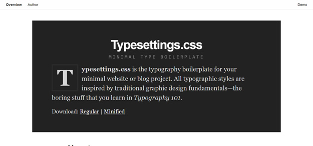 typesettingcss