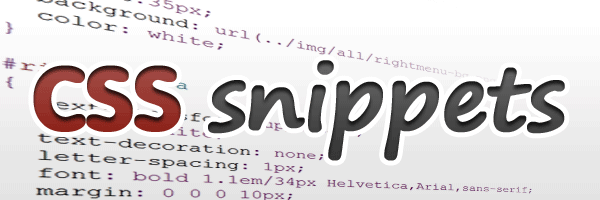 15 Useful CSS Snippets For Developers | Code Geekz