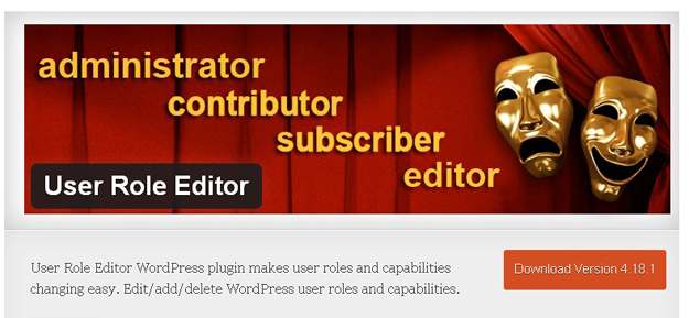 user role editor