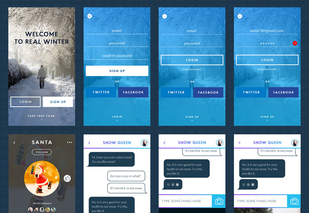 winter ui kit