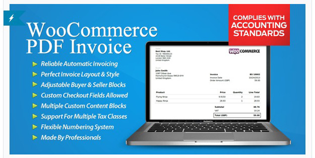 woo commerce pdf invoice