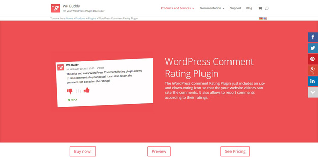wordpress comment rating plugin