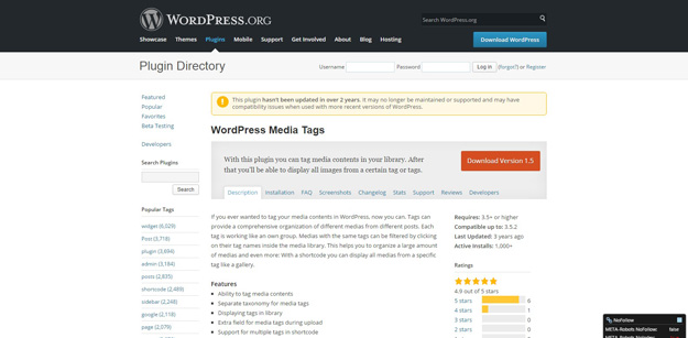 wordpress-media-tags