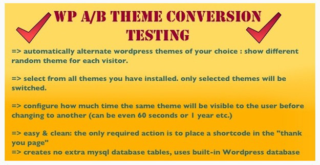 wp ab theme conversion testing