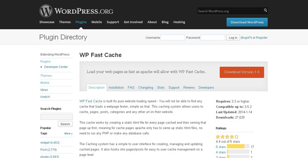 wp fast cache