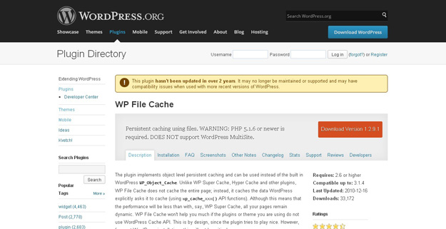 wp file cache