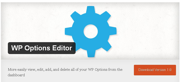 wp options editor