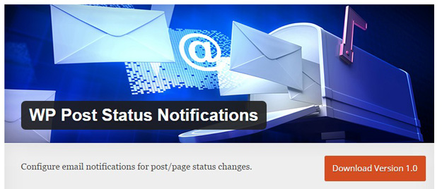 wp post status notifications