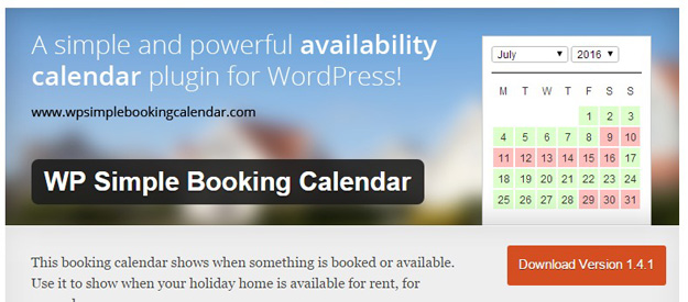 wp simple booking calendar